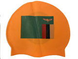 Zambia silicone swim caps for swim club swim events swim sports for all ages swimmers