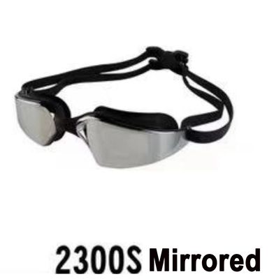 2300S Mirrored Lens Adults swim goggles Surface structure Waterproof