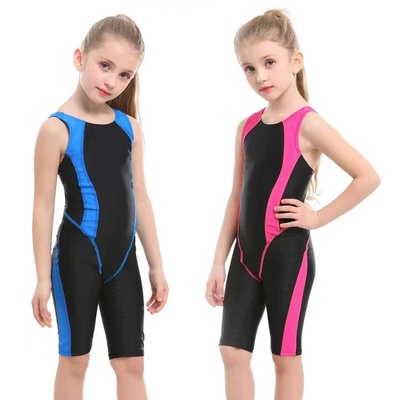 Mass customization of girls and children's swimsuits suitable for training, leisure