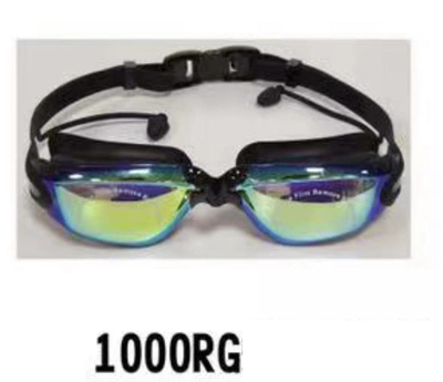 1000RG Colorful lens swim goggles for adults