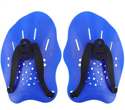 Large wholesale of swimming paddles, customized unisex swimming training hand paddles with adjustabl