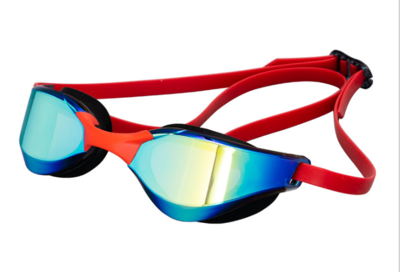 电镀炫彩防水游泳镜男女，室内外通用，防雾防水